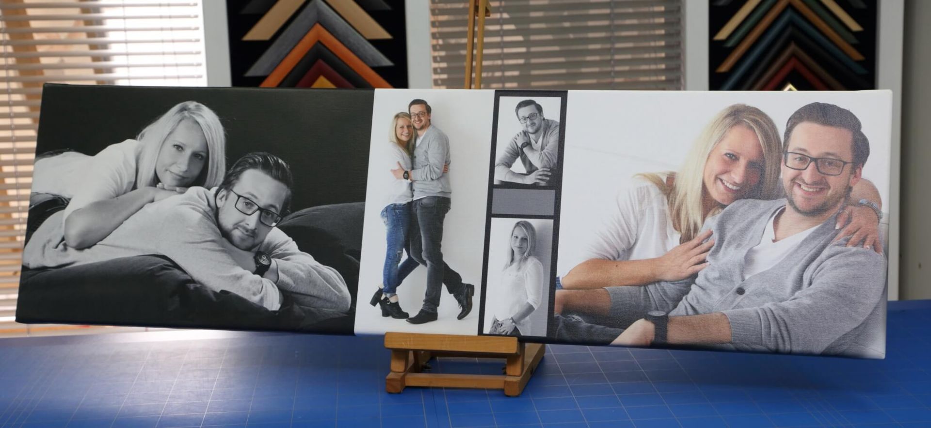 Kreativcollage aus Portraitshooting
